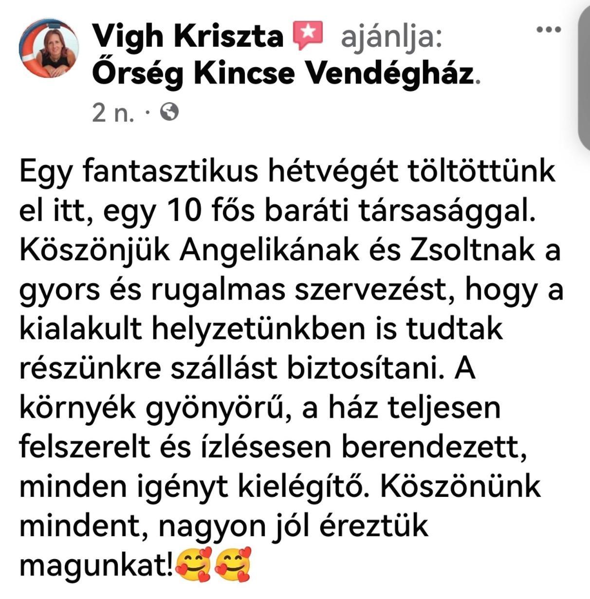 Őrség Kincse Kis Apartman - 4 főre Hegyhátszentjakab Exterior foto